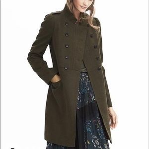 Military inspired overcoat